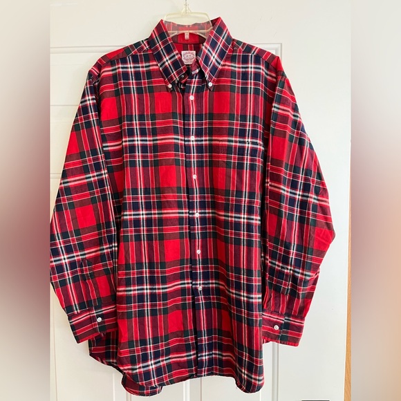 Brooks Brothers Other - Brooks Brothers Brothers Flannel. Classic red plaid long sleeve button down. 16R